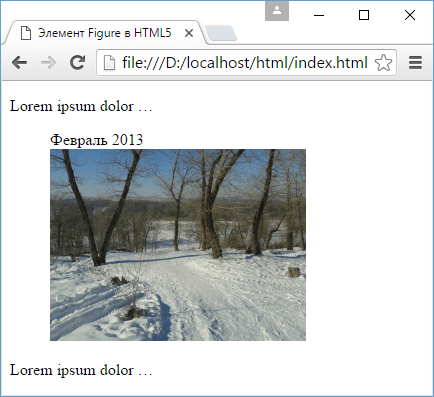 Figure и figcaption в HTML5